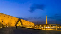 Private Day Tour to the Grand Egyptian Museum and the Pyramids of Giza thumbnail 1