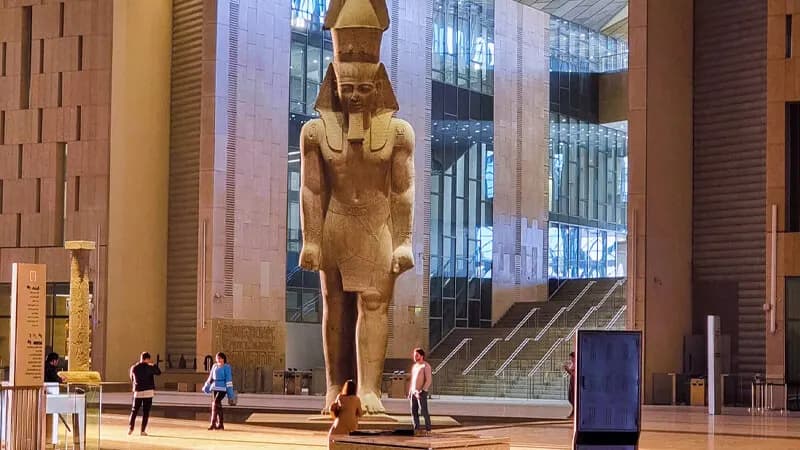 Private Day Tour to the Grand Egyptian Museum and the Pyramids of Giza thumbnail 3