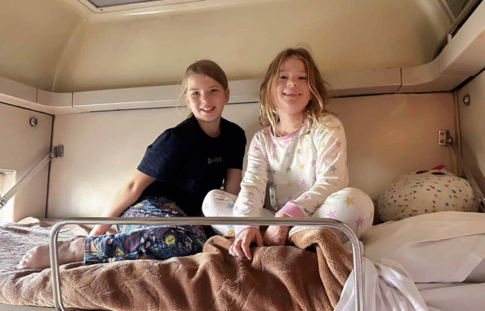 sleeper train in Egypt
